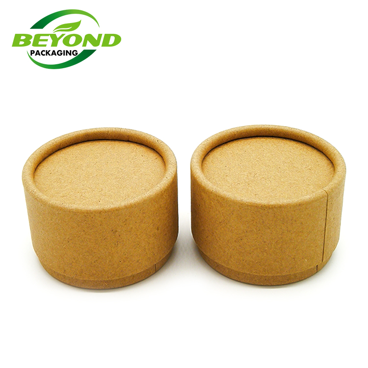 Factory Wholesale Empty Round Packaging Box For Cosmetic Paper Jar Cosmetic Container