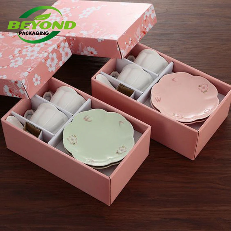 Wholesale High Quality Custom Design Logo Nordic Style Coffee Mug Set Ceramic Coffee Cup Mug Box Set