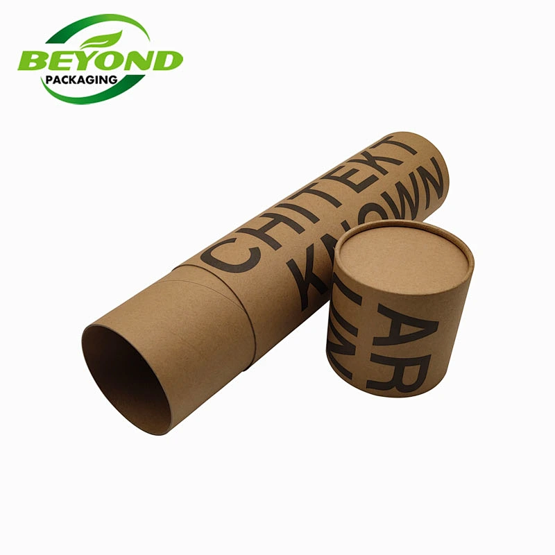 Eco Friendly Custom Design Long Cylinder Kraft Paper Tube For Carpet Packaging