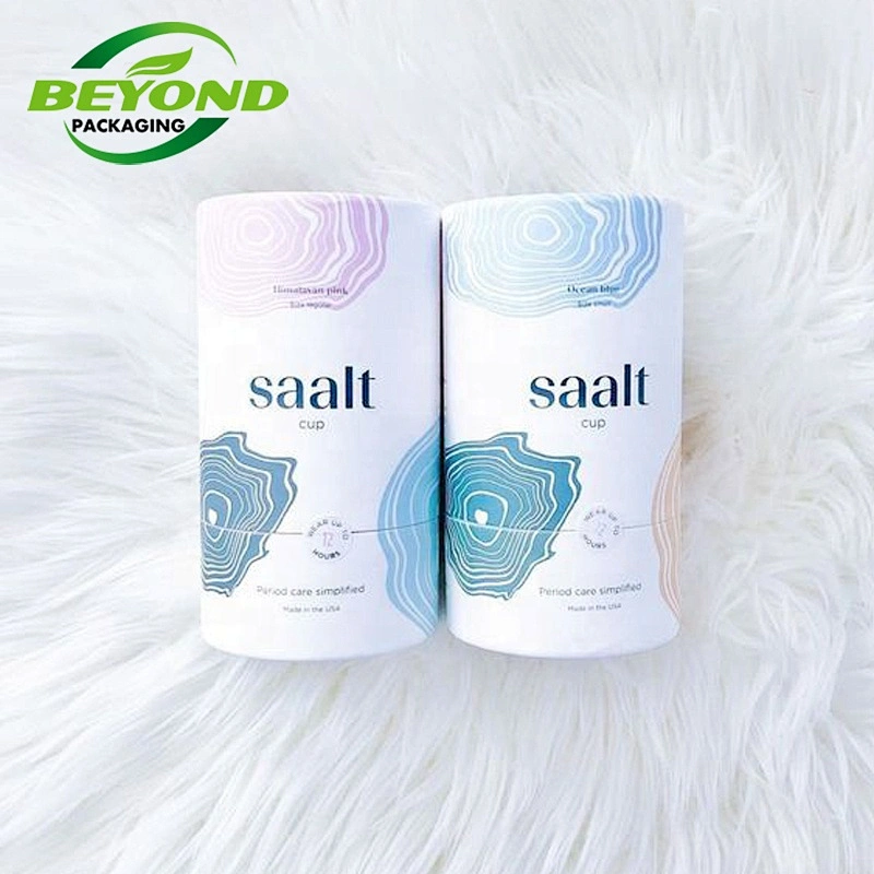 High Quantity Gift Box Custom Designed Logo Essential oil Perfume Skincare Cylinder Round packaging Paper Tube