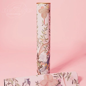 cardboard paper plastic ends plugs mailing shipping tubes paper rigid cylinder cardboard yoga mat poster tubes with lids