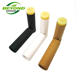 Wholesale Biodegradable Cardboard Container Deodorant Packaging Push Up Kraft Paper Tube