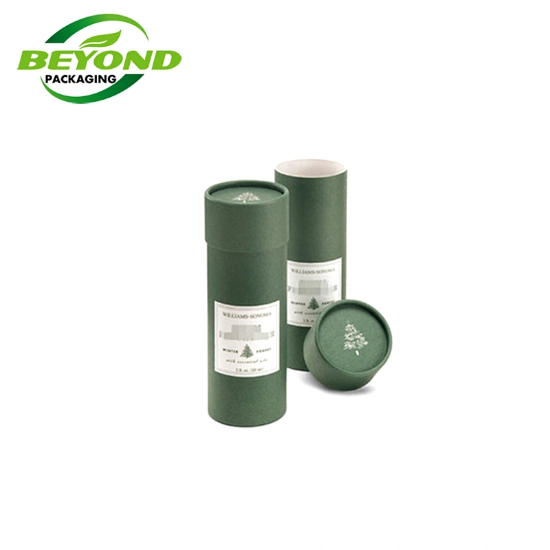 Eco Friendly Plastic Free Biodegradable Cosmetic Bottle Skin Care Box Cardboard Tube Packaging Tube Custom Printing