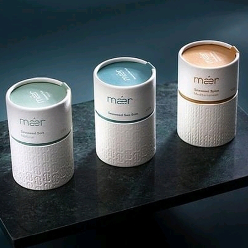 ECO Cardboard Glassine Tube Packaging Cosmetic Containers Cylinder Tube Box Packaging Container Custom Logo