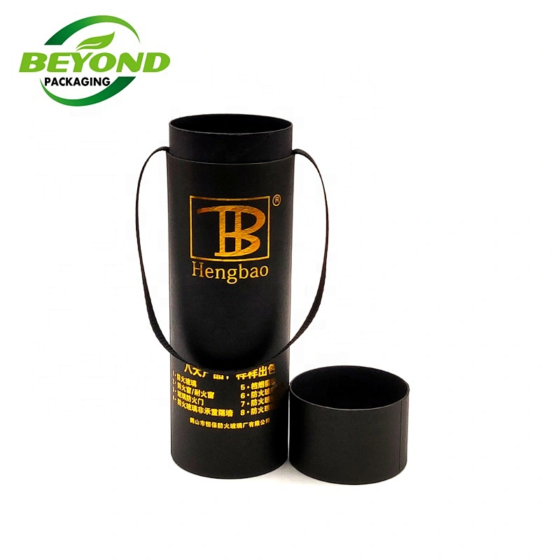 biodegradable poster mailing paper tube custom wine kraft cylinder tube packaging for wine bottle Hot sale products