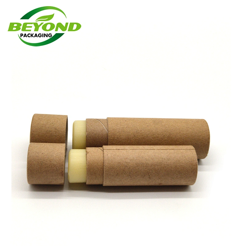 Biodegradable cosmetic containers deodorant/lipstick/lip balm container 0.3oz/5 oz lip balm tube