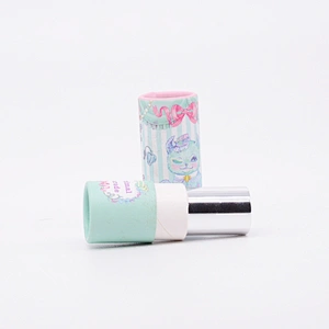 Biodegradable Promotional Eco Friendly Cardboard Paper Packaging Tube For Lip Balm/Lipstick With Twist Up Part