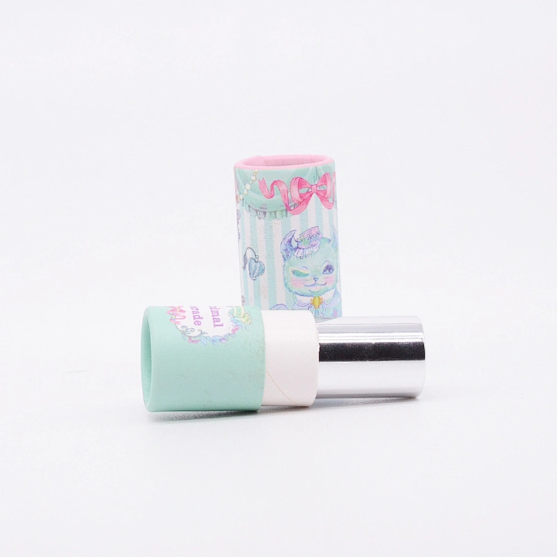 Biodegradable Promotional Eco Friendly Cardboard Paper Packaging Tube For Lip Balm/Lipstick With Twist Up Part