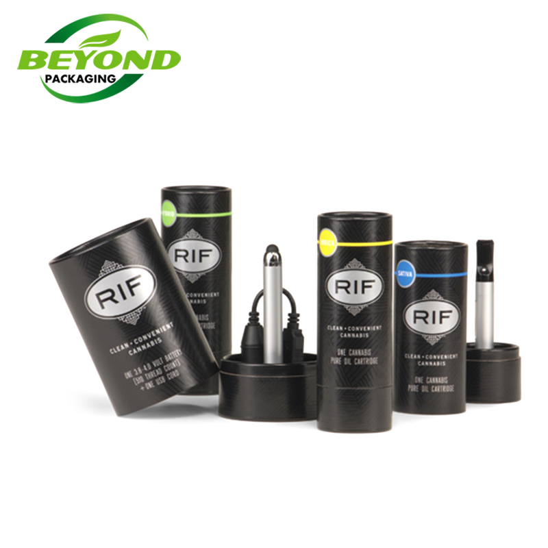Customized Printing Logo High End Cosmetic Round Cardboard Cylinder Eco Friendly Paper Tube Packaging For Cosmetic Jar