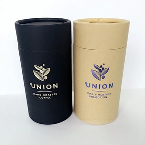 Packaging design Food Grade cardboard cylinder container for tea coffee paper tube round box packaging