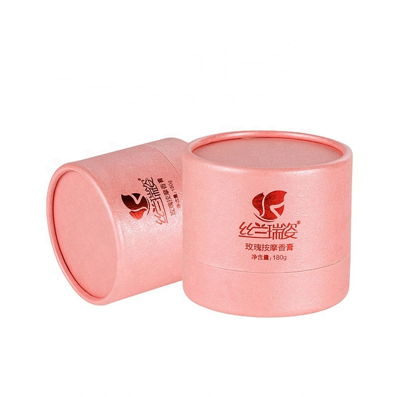 Environmental Protection Round Fashionable Kraft Cardboard Paper Box Packaging Perfume Essential oil Box