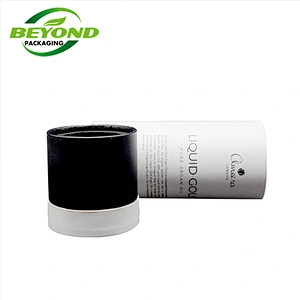 Customized Printing Logo High End Cosmetic Round Cardboard Cylinder Eco Friendly Paper Tube Packaging For Cosmetic Jar