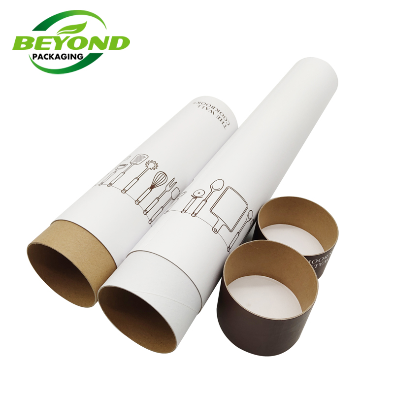Hot Sale Custom Print Small/Large Long Cardboard Poster Plain Poster Mailing Tubes A3 Packaging Mailing Paper Postal Tube