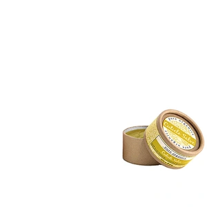 Custom Lip Balm Cardboard Biodegradable Cylinder Custom Printed Paper Tube Body Balm Jar Container