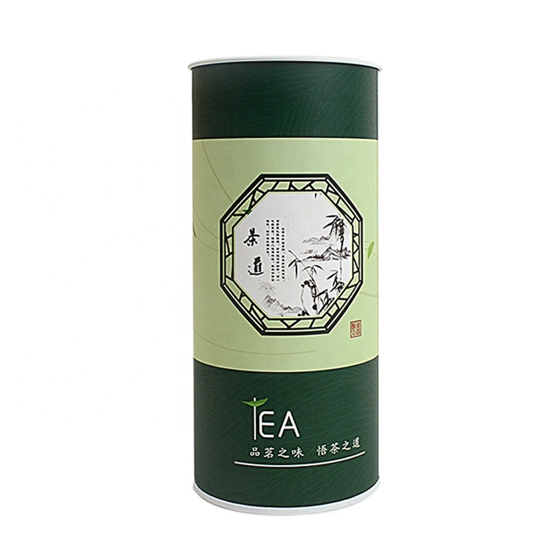 Biodegradable Recycled Cute Round Cylinder Circle Kraft Cardboard Cheap Gift boxes Paper Tubes for Tea