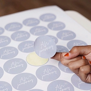 Customize Adhesive Sticker Label Paper for Barcode Logistics Shipping Printing label Tags Waterproof Sticker Packaging Label