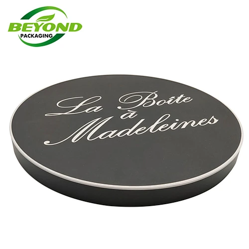 Beautiful Luxury  Design Round Cylinder Circle Cardboard Food Package Big Paper Boxes For Chocolate