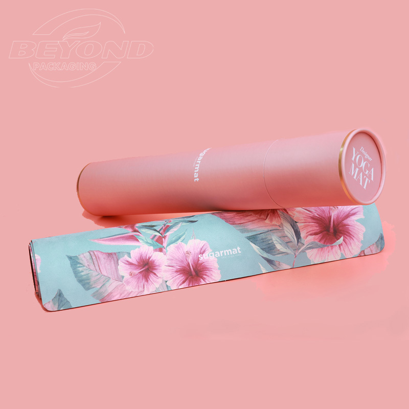 cardboard paper plastic ends plugs mailing shipping tubes paper rigid cylinder cardboard yoga mat poster tubes with lids