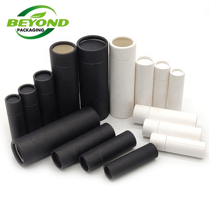 Eco friendly Biodegradable natural baby lip balm care push up paper tube bees lip balm packaging