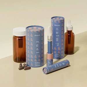 Eco Friendly Cardboard Packaging Container For  Cosmetic Essential Oil Bottle Paper Tube Custom Design