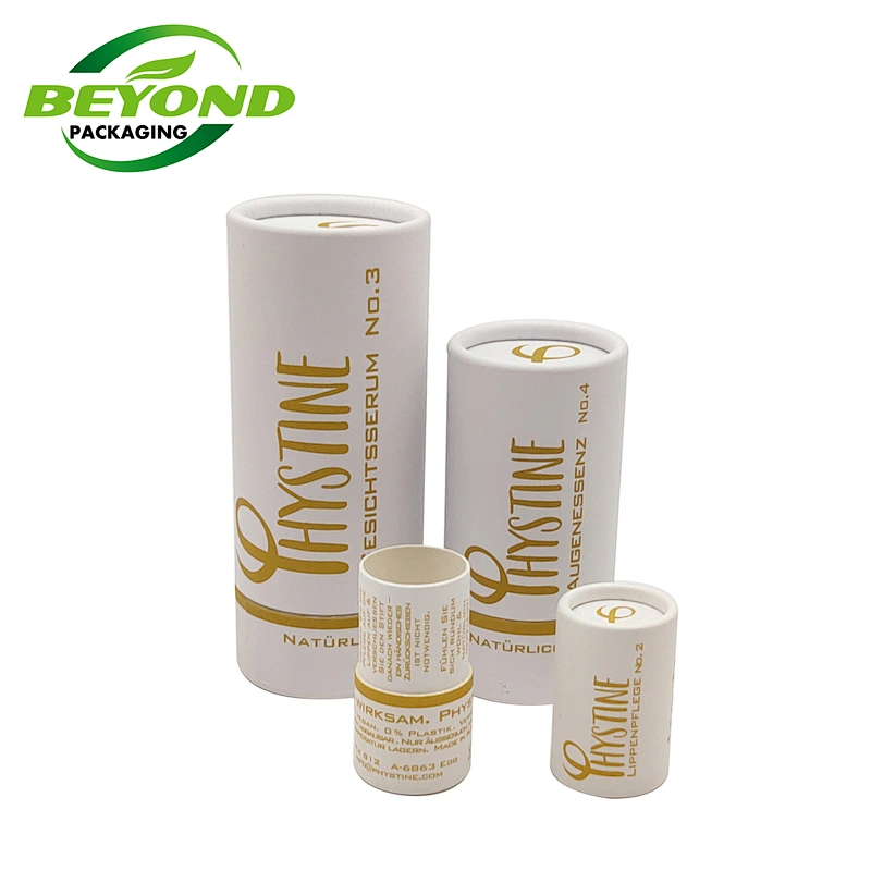 hot sale CMYK offset printing 30ml dropper bottle foam holder low price cosmetics perfume round hard box packaging tube