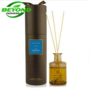 Biodegradable recycled kraft paperboard custom printing machine production paper tube box 83mm diameter for reed diffuser