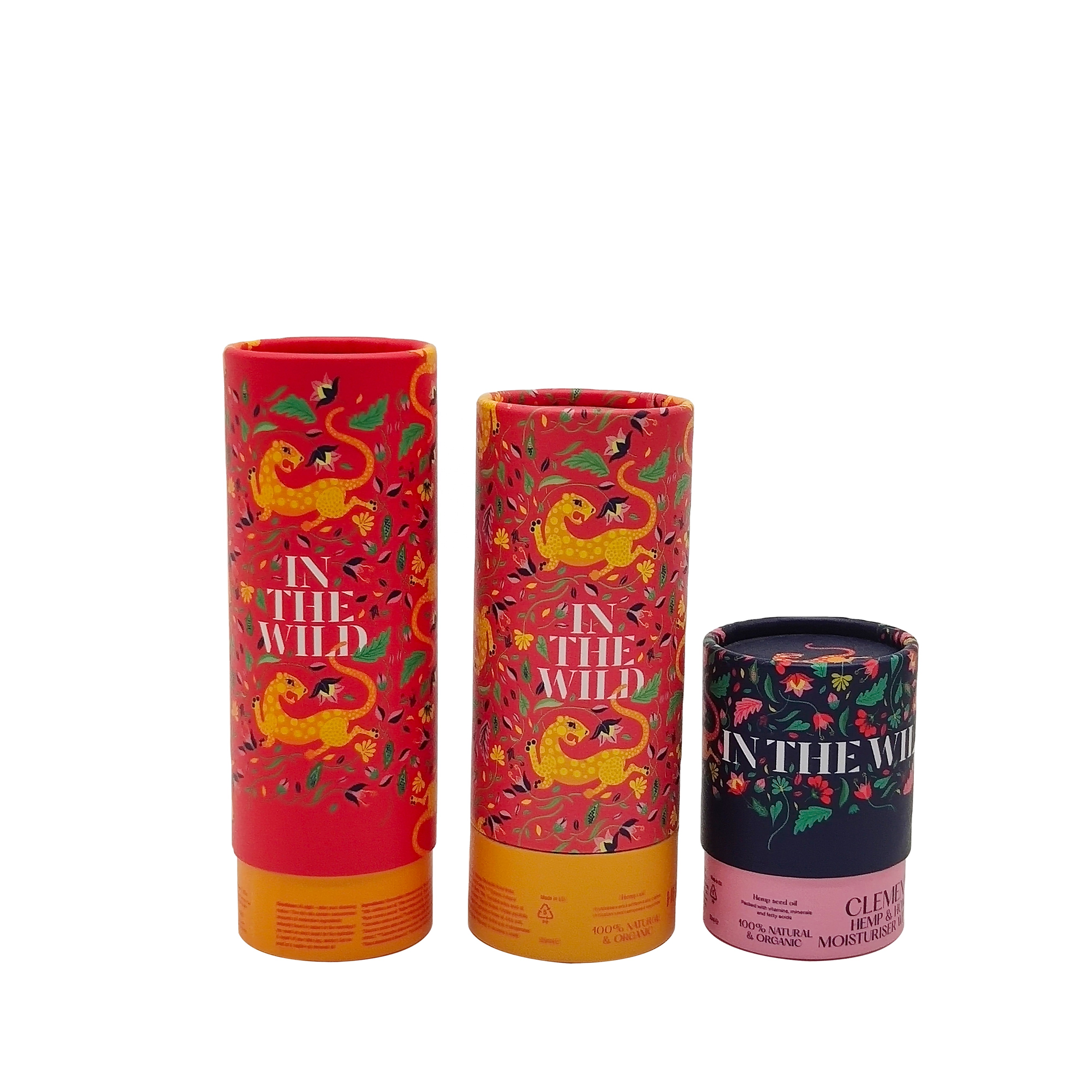 manufacturer custom size printing cosmetic skincare bottle essential oil perfume cylinder packaging cardboard tan drops 8cm box