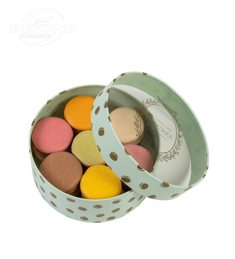 Wholesale cardboard kraft paper food chocolate packaging paper tube custom cardboard tube boxes clear pvc window