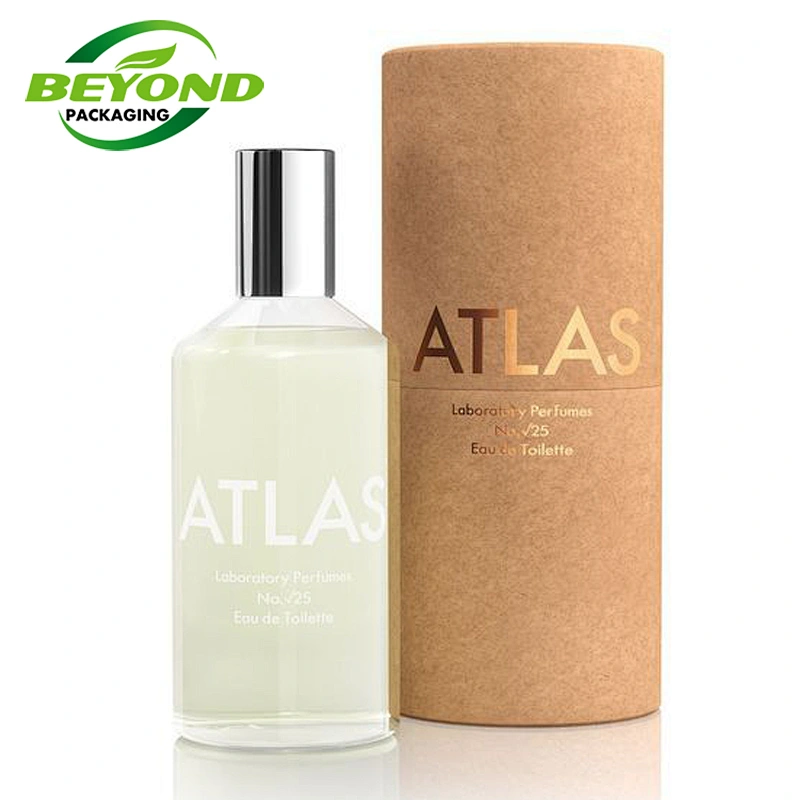 High Quality  Bio Degradable Luxury Cosmetic Essential Oils Paper Roll Tube Packaging Kraft Paper Tube