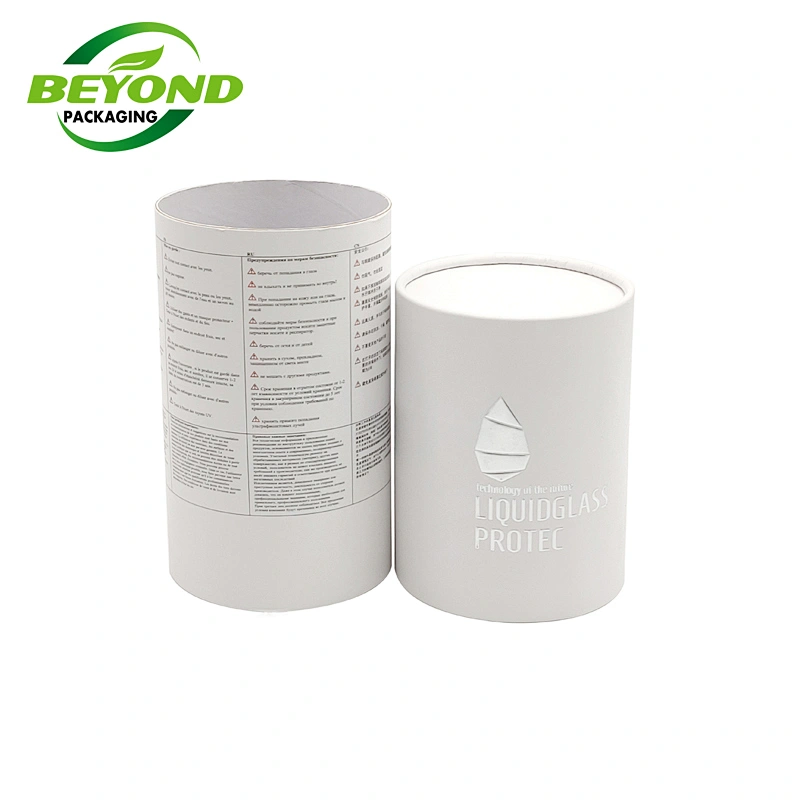 Custom Eco Friendly Recycled Kraft White Cardboard Gold Stamping Cosmetic Skin Care Container Box Packaging Paper Tube
