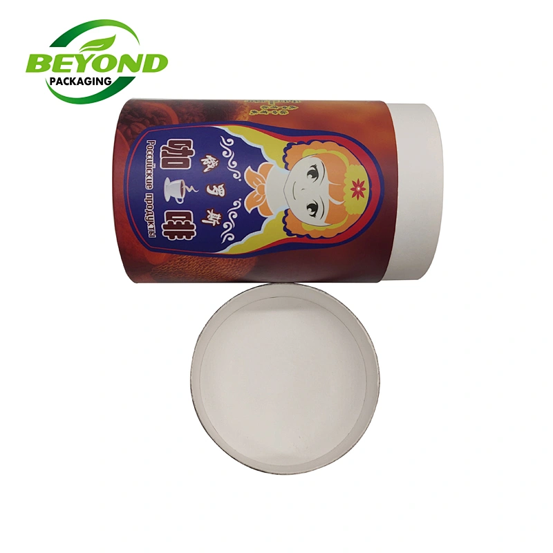Eco friendly  Recycled Eco Friendly CMYK Printing Cardboard Tube Paper Gift Box For Coffee Packaging