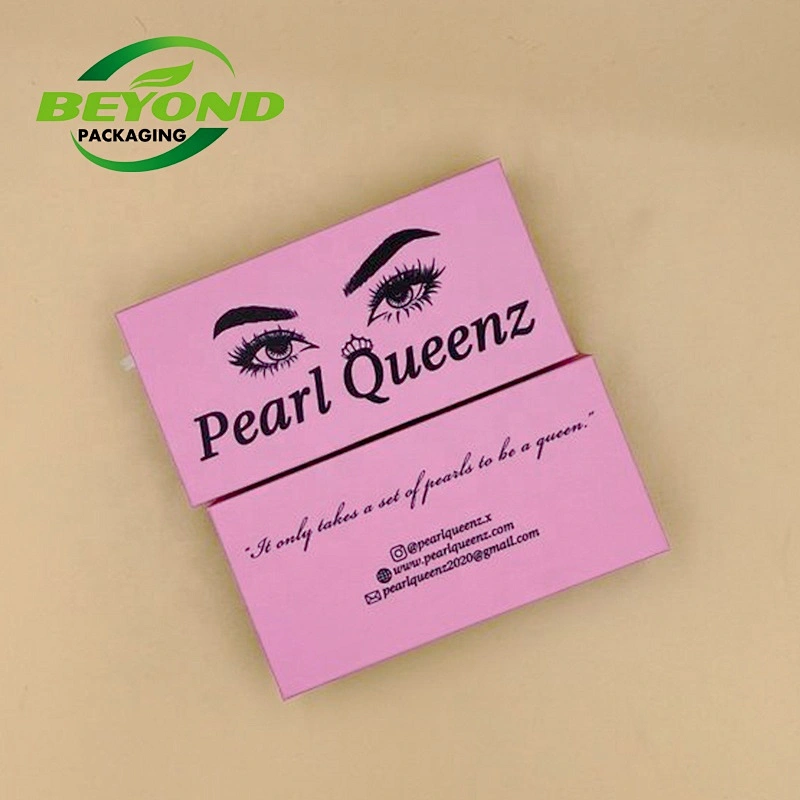 luxury custom logo print cosmetic extension storage pack magnetic closure gift packaging box for eyelash packaging