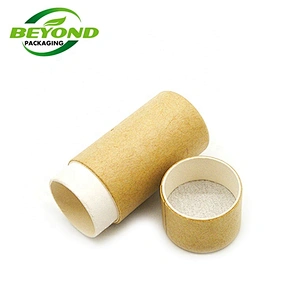 Eco Friendly 0.3oz 7g Kraft Paper Cardboard Lipbalm/Lipstick Paper Tube Packaging