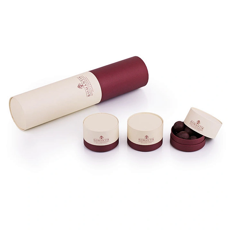 High Quality Biodegradable Beautiful Design Paper Tube Box For Perfume Packaging With Custom Labels
