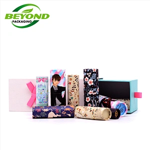 Custom Printing Cardboard Paper Tube Containers Twist up Paper Tube for 25g Solid Perfume Deodorant Lip Balm Highlighter