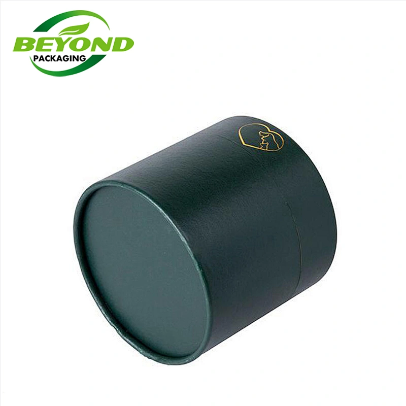 Eco Friendly Cylinder Core Recycled Cardboard Cosmetic Packaging Special Paper Foam Insert For 100ml Cosmetic Skin Care Bottle