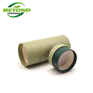 Biodegradable Eco friendly  Cardboard Paper Packaging Paper Tube Cylinder Tube For Cosmetic Glass Bottle Packaging