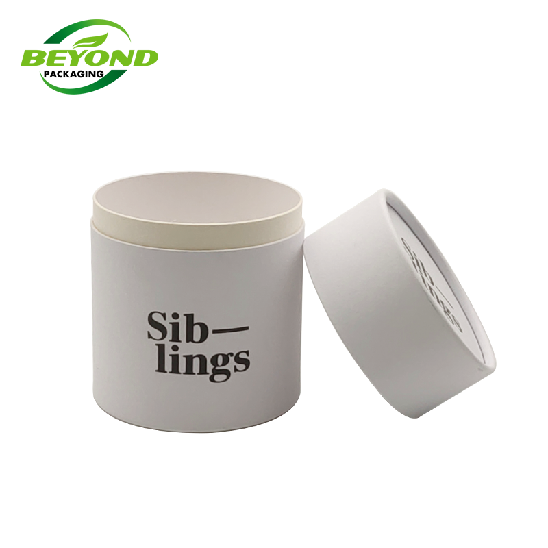 Biodegradable Eco Friendly Recoverable Cardboard Paper Box Cosmetic Tube Packaging Tube For Face Cream