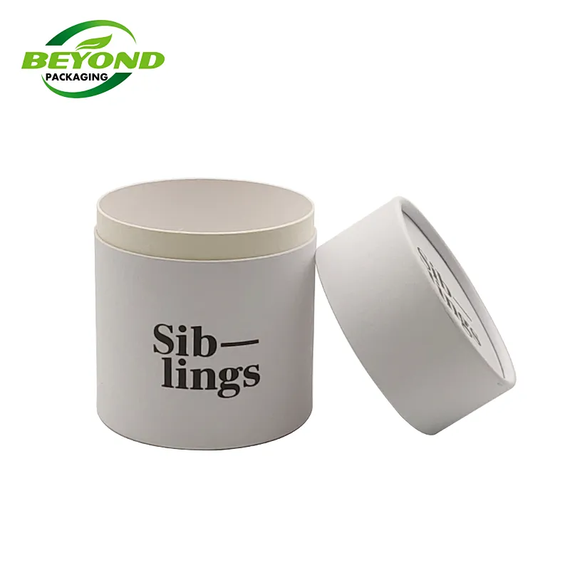 Biodegradable Eco Friendly Recoverable Cardboard Paper Box Cosmetic Tube Packaging Tube For Face Cream