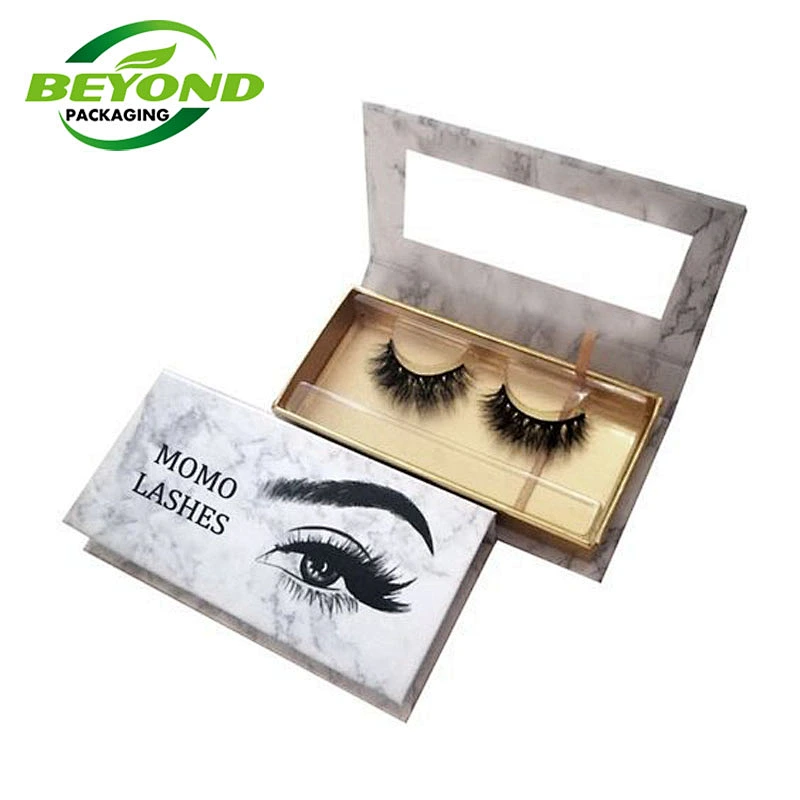 Biodegradable Cardboard Cosmetic Square  Paper Box With Wholesale Custom Logo Mascara Box Packaging