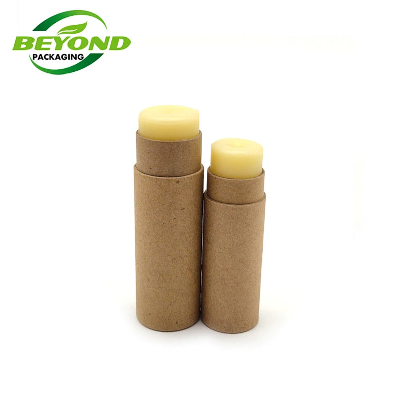 Biodegradable cosmetic containers deodorant/lipstick/lip balm container 0.3oz/5 oz lip balm tube