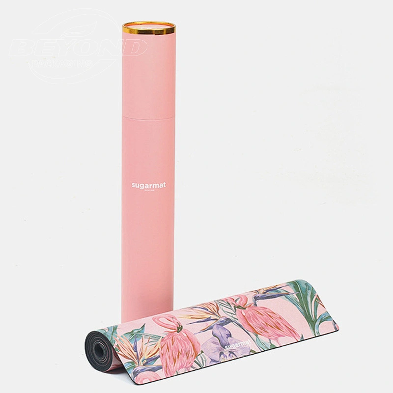 cardboard paper plastic ends plugs mailing shipping tubes paper rigid cylinder cardboard yoga mat poster tubes with lids