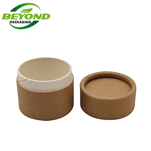 Hot Selling Products Natural Kraft Food Grade Oil Proof Lined Cute Empty 20g Lip Balm Container Paper Tube Packaging Deodorant