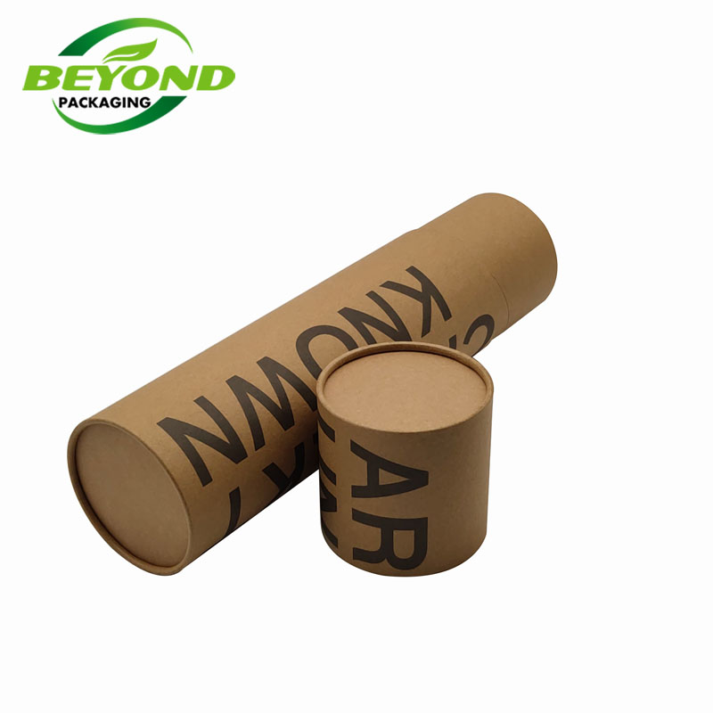 Biodegradable Rigid Kraft Cardboard Extra Large Round box Poster Packaging Tube Cylinder Box For Clothes Poster Packaging