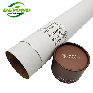 Hot Sale Custom Print Small/Large Long Cardboard Poster Plain Poster Mailing Tubes A3 Packaging Mailing Paper Postal Tube