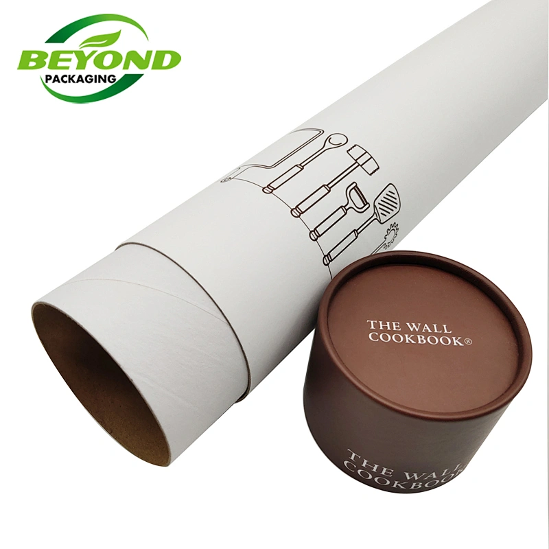 Hot Sale Custom Print Small/Large Long Cardboard Poster Plain Poster Mailing Tubes A3 Packaging Mailing Paper Postal Tube