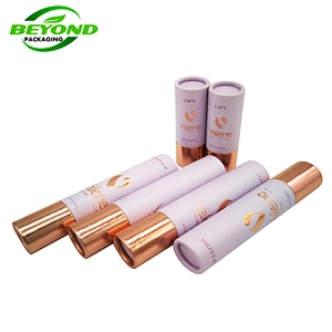 Luxury Eco Friendly Paper Tube Custom Design  Cosmetic Packaging Paper  Cardboard  Box Cylinder for Perfume