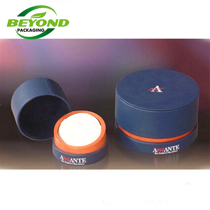 Wholesale Design Logo Printing Cardboard Soap Boxes Kraft Round Paper Tube Products Packaging With Colorful Printing For Packing