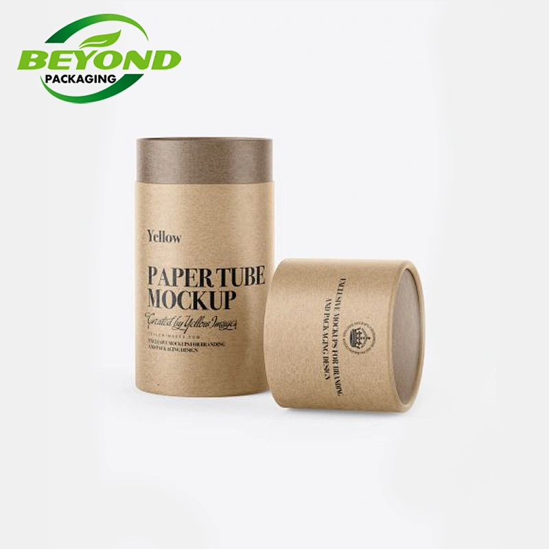 Packaging design Food Grade cardboard cylinder container for tea coffee paper tube round box packaging