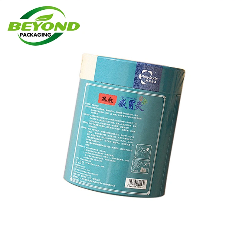 Custom printing logo tea paper tube packaging food grade cardboard cylinder container for tea round box packaging